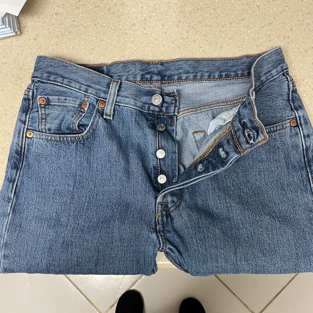 Levi’s 501 button fly jeans 30x34